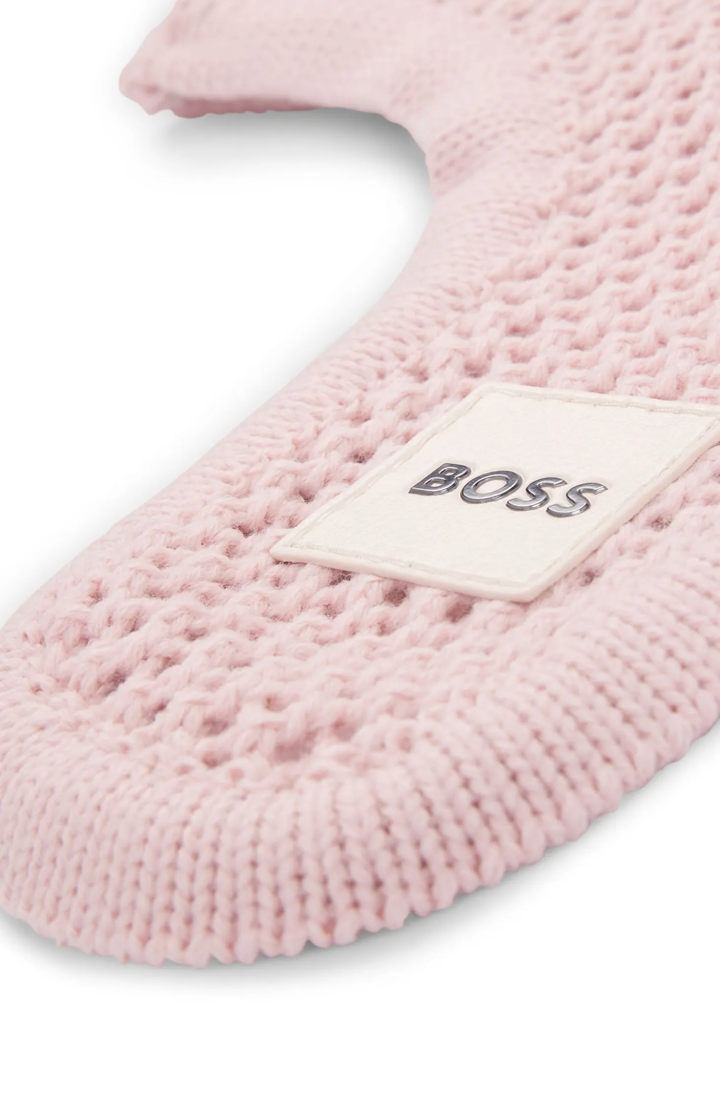 Equestrian crochet fly veil with logo patch
