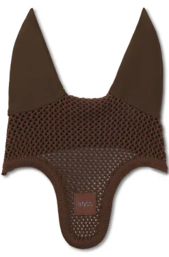 Equestrian crochet-knit fly veil
