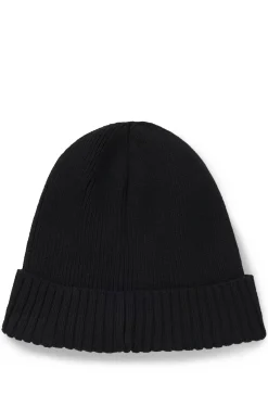 Equestrian fisherman beanie hat in cotton