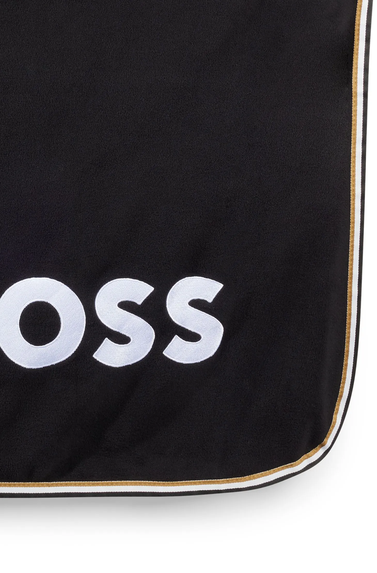 Equestrian fleece fast-drying sweat rug with contrast logo