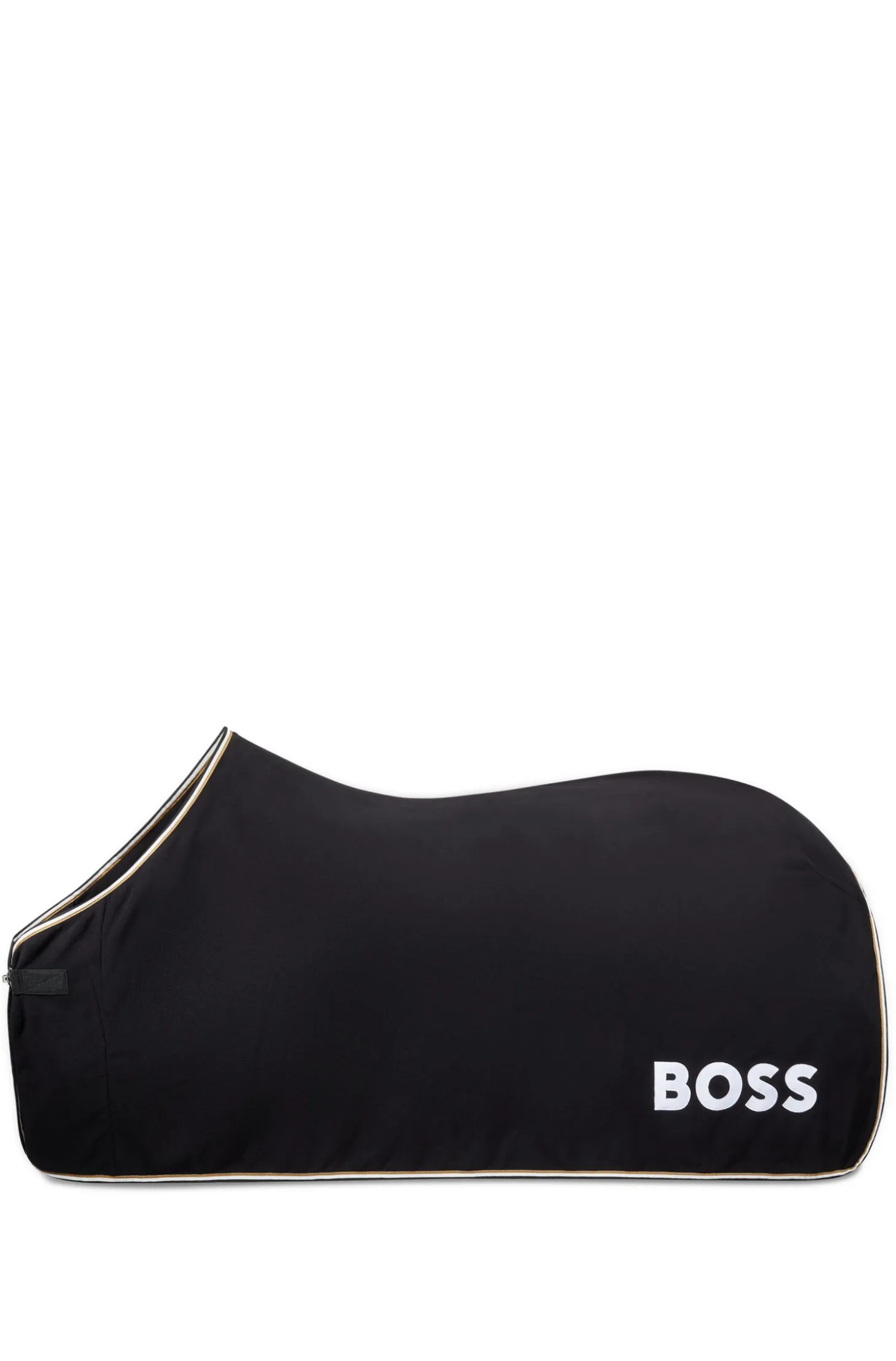 Equestrian fleece fast-drying sweat rug with contrast logo