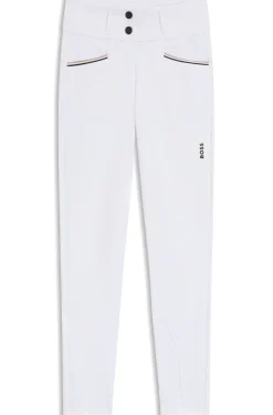Equestrian full-grip breeches in power-stretch material