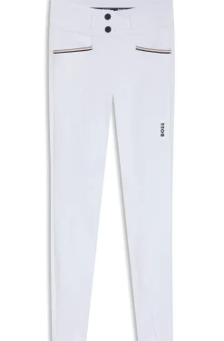 Equestrian high-waisted breeches with knee grip