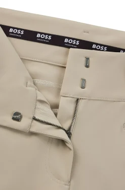 Equestrian high-waisted breeches with knee grip