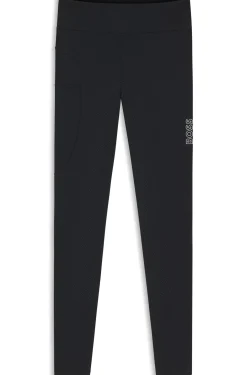 Equestrian high-waist leggings in power-stretch fabric