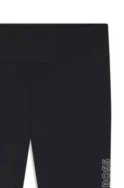 Equestrian high-waist leggings in power-stretch fabric