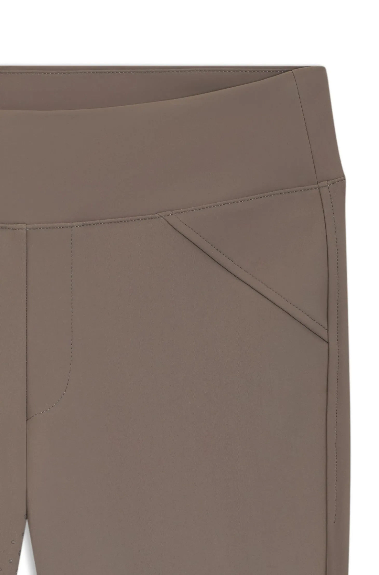 Equestrian hybrid breeches with silicone grips