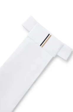 Equestrian one-piece plastron with signature stripe