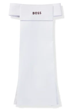 Equestrian one-piece plastron with glitter logo
