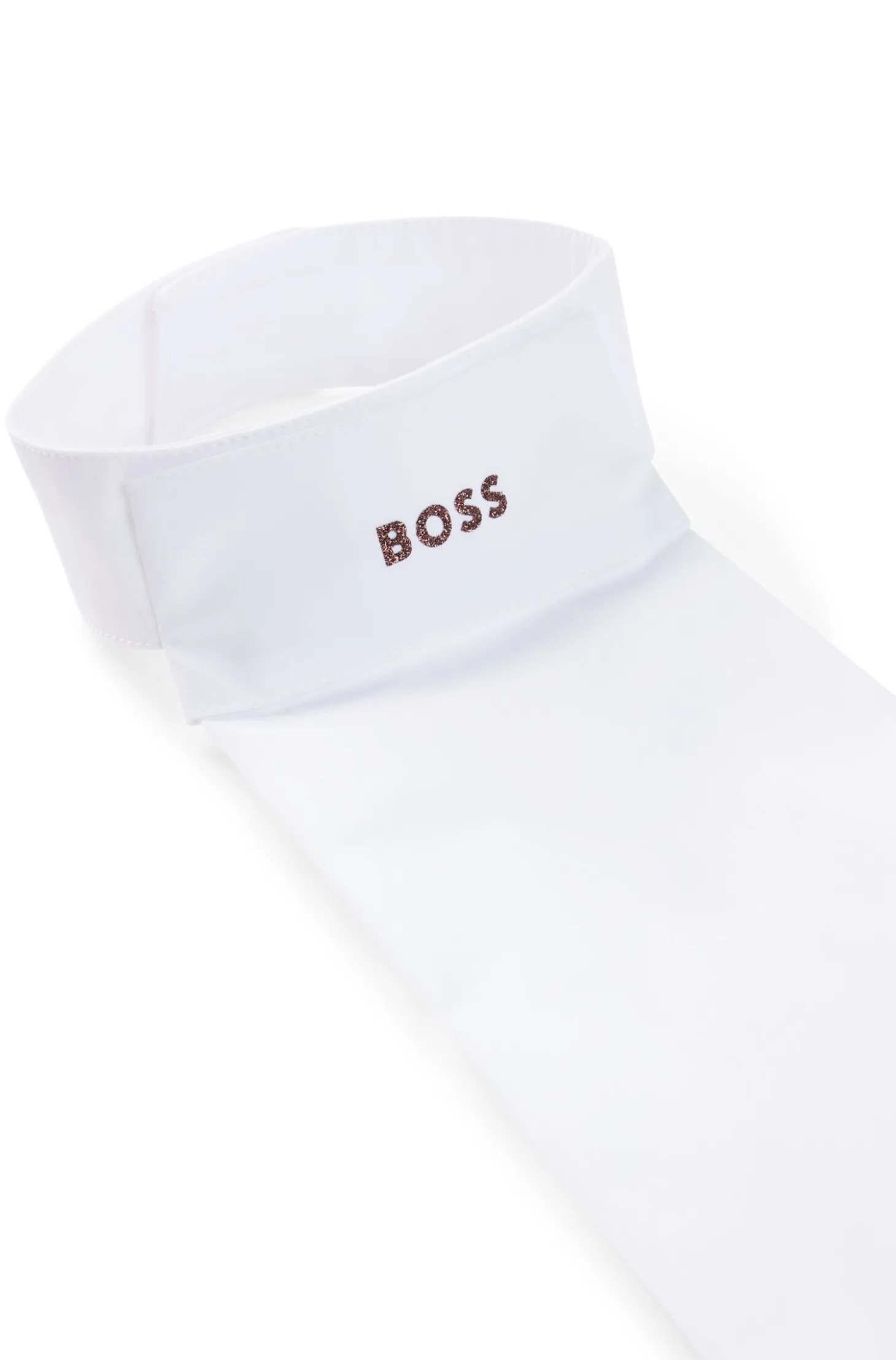 Equestrian one-piece plastron with glitter logo