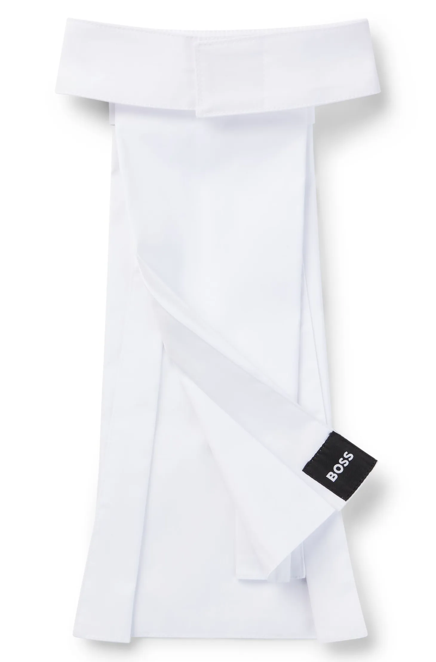 Equestrian one-piece plastron with glitter logo