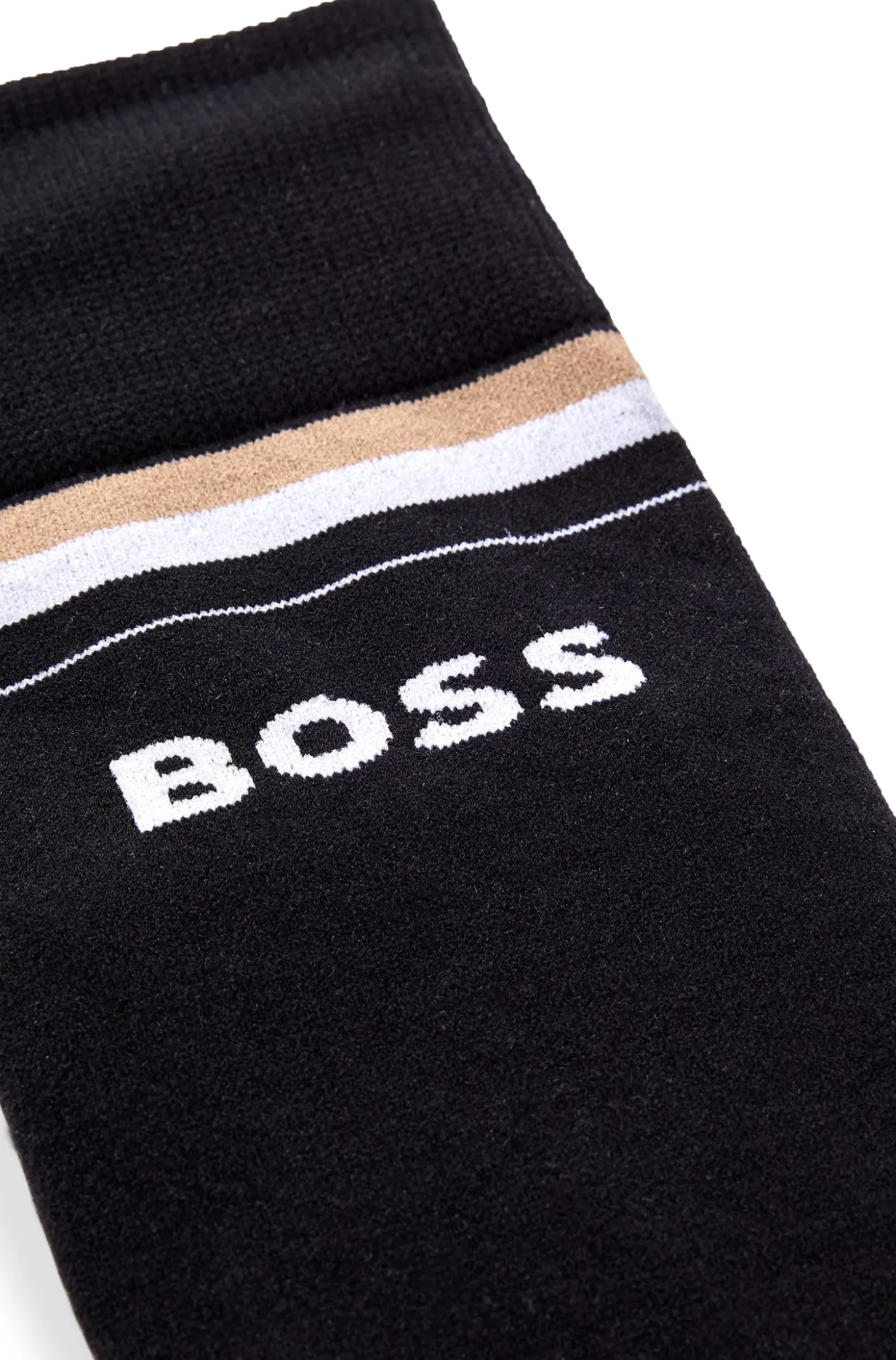 Equestrian riding socks with logo in cotton blend