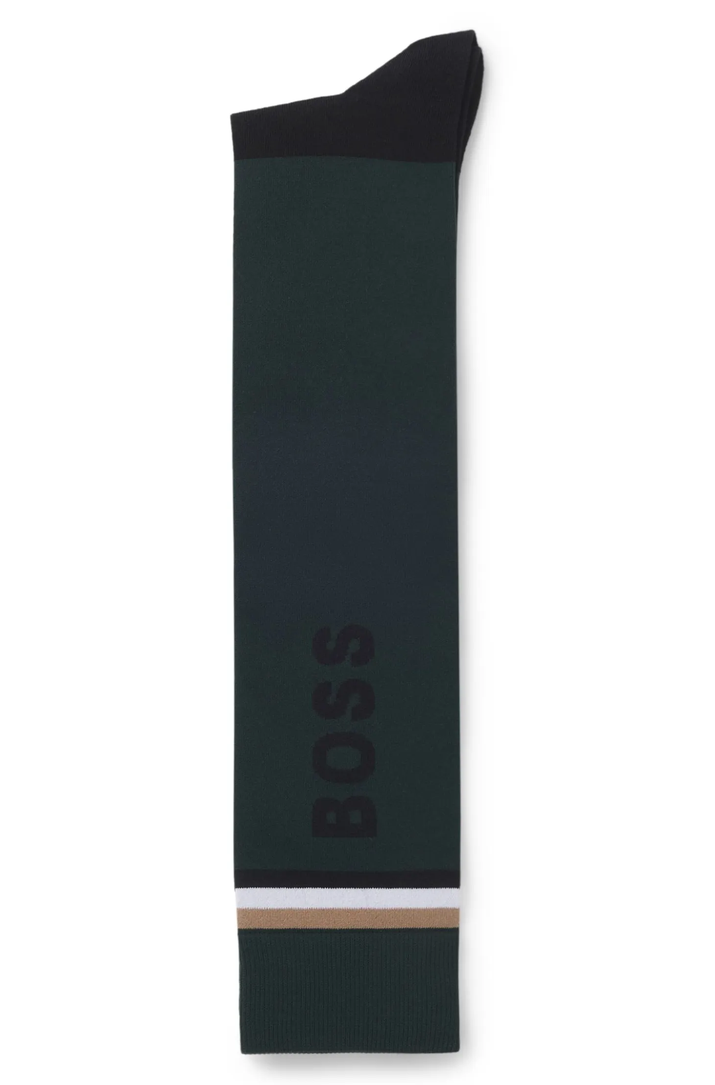 Equestrian riding socks with logo details
