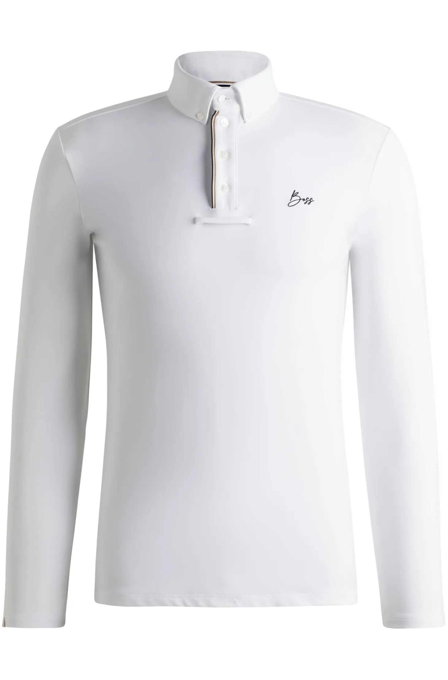 Equestrian show shirt in quick-dry stretch fabric
