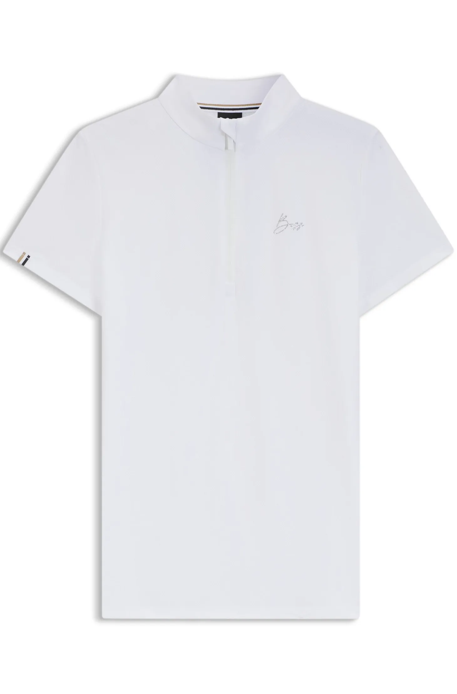 Equestrian show shirt in super-stretch material