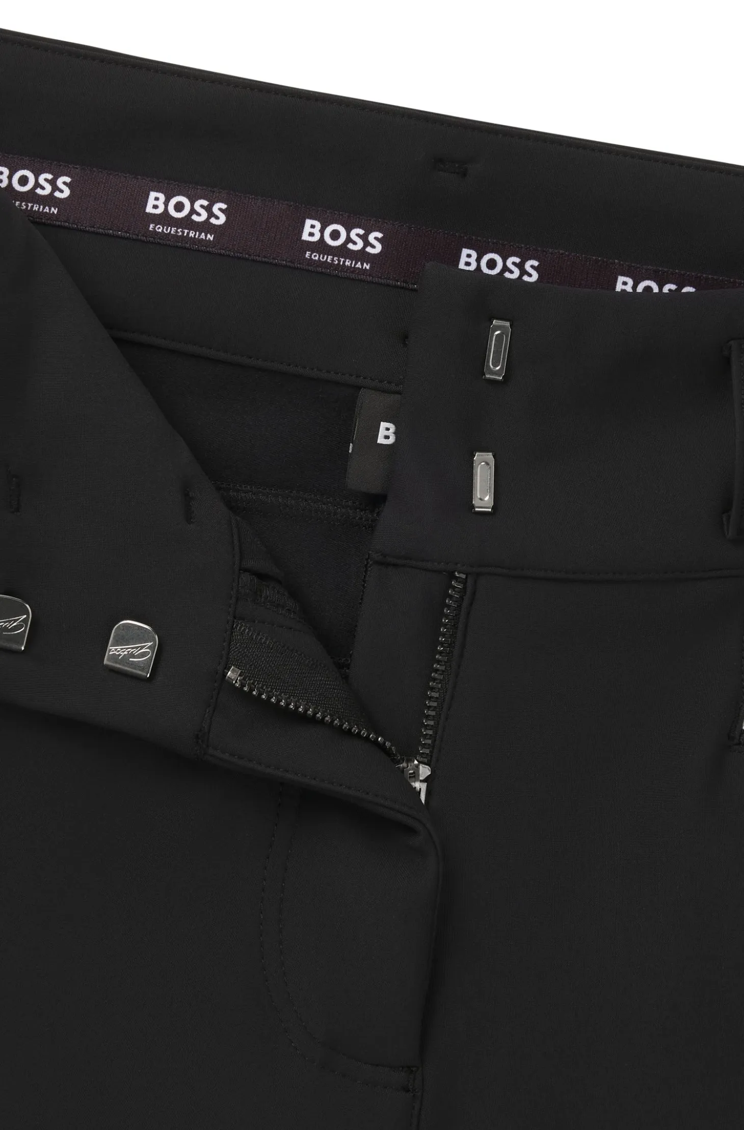 Equestrian slim-fit breeches with full grip