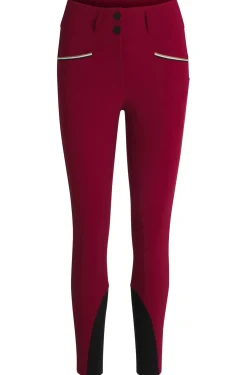 Equestrian slim-fit breeches with full grip