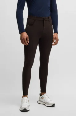 Equestrian slim-fit knee-grip breeches