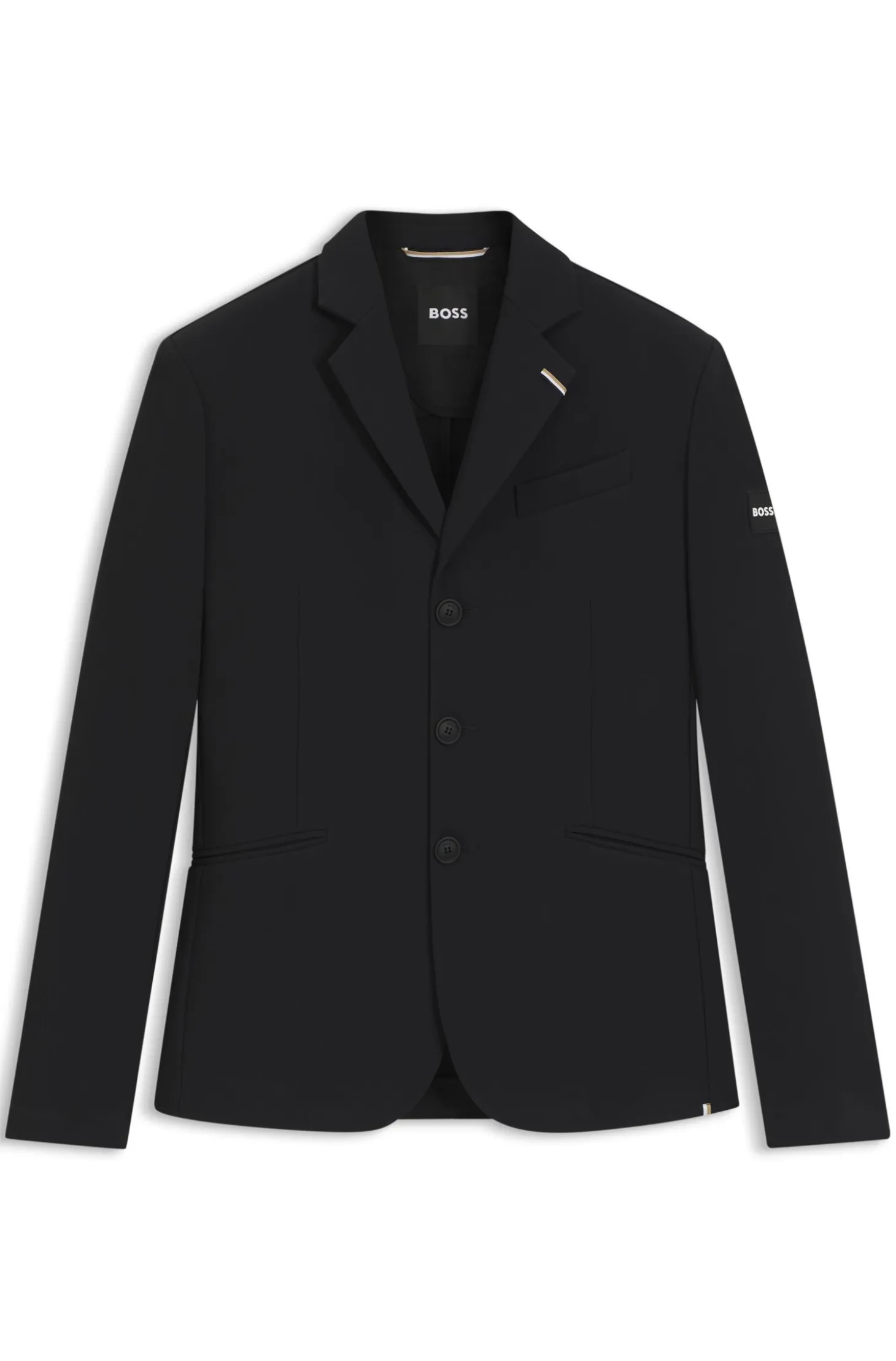 Equestrian slim-fit show jacket with signature details