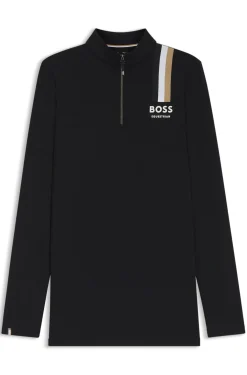 Equestrian slim-fit training shirt in power-stretch material