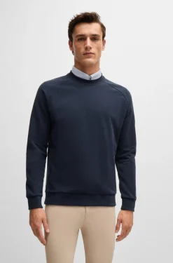 Equestrian sweater in Italian stretch cotton