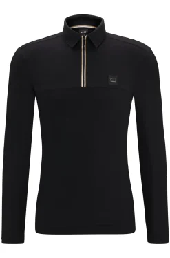 Equestrian training polo shirt in quick-dry material