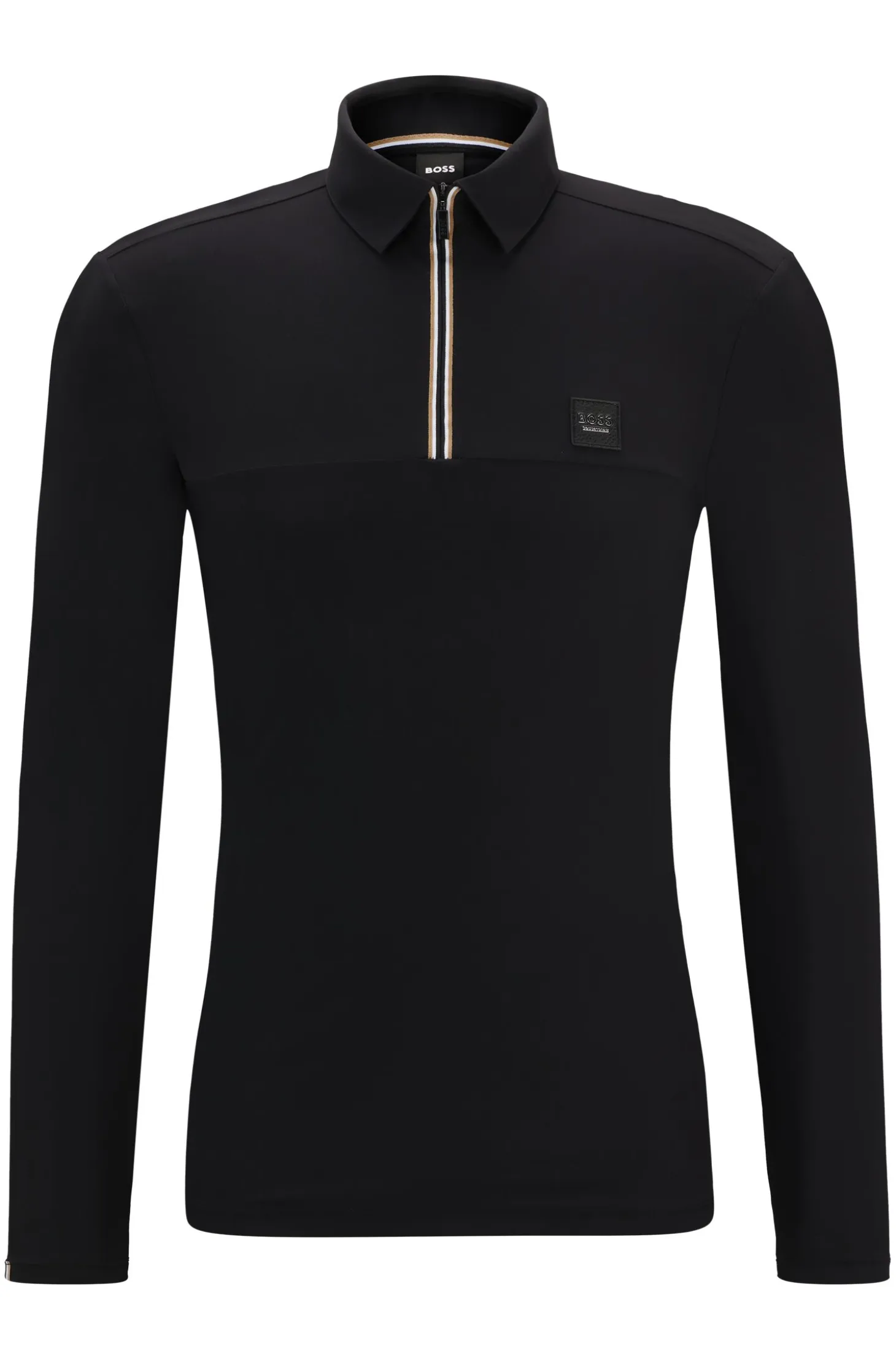 Equestrian training polo shirt in quick-dry material