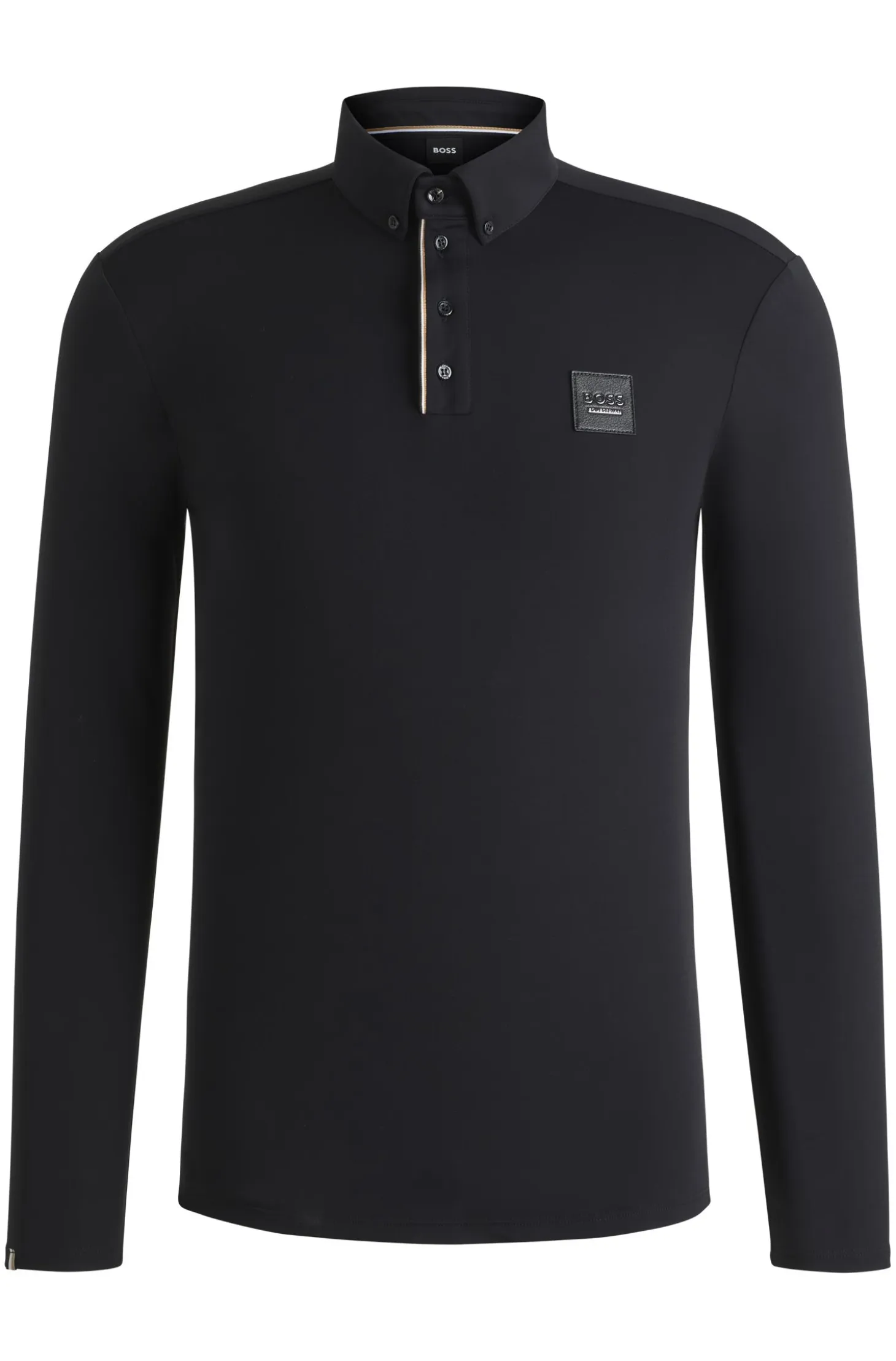Equestrian training shirt in breathable stretch fabric
