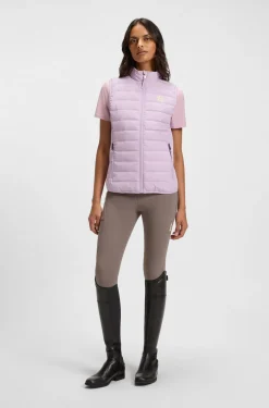 Equestrian waterproof gilet with Double B monogram