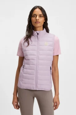 Equestrian waterproof gilet with Double B monogram