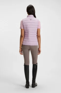 Equestrian waterproof gilet with Double B monogram