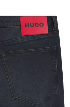Extra-slim-fit jeans in ash-blue stretch denim