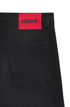 Extra-slim-fit jeans in black stretch denim