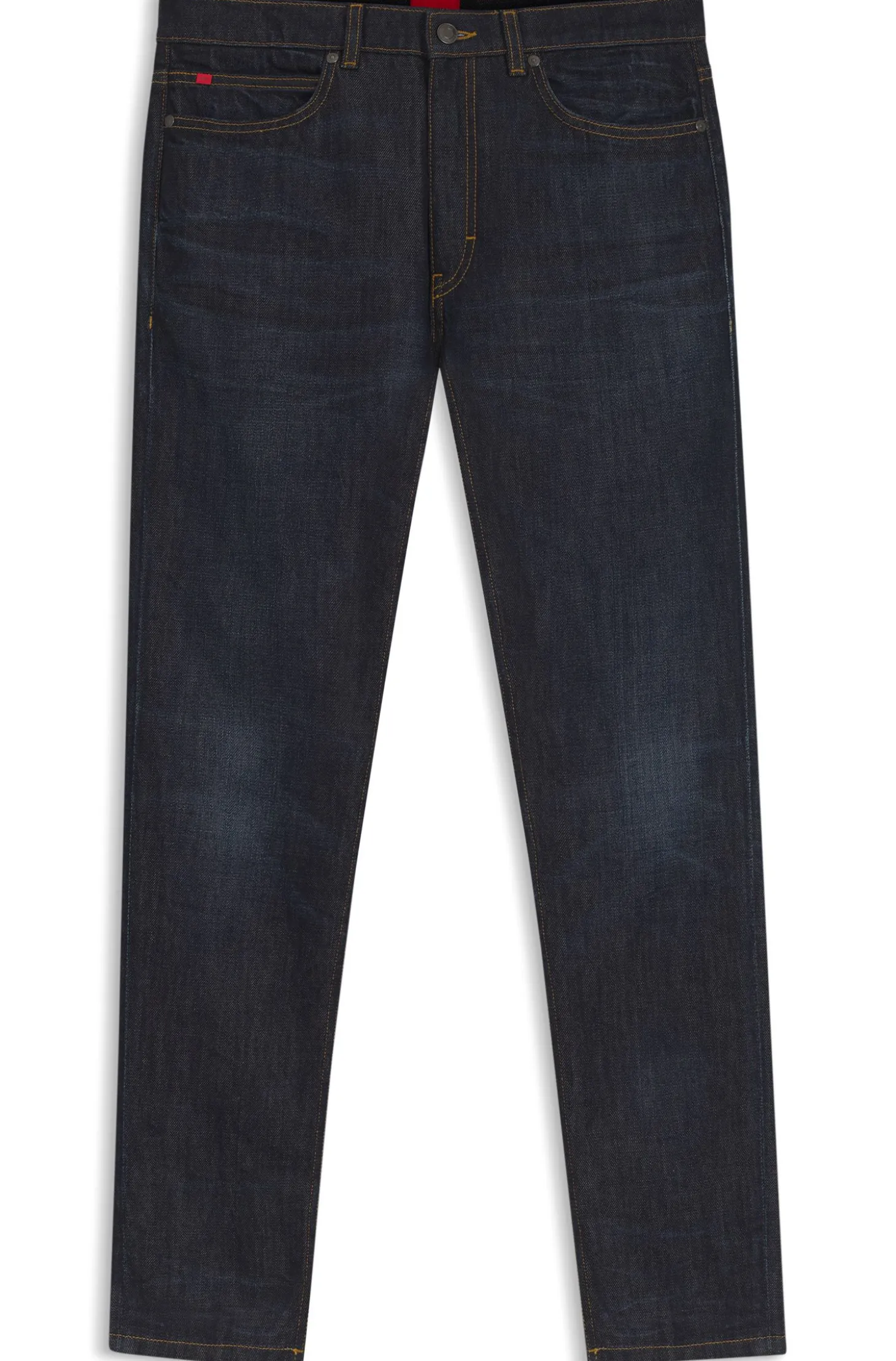 Extra-slim-fit jeans in dark-blue stretch denim