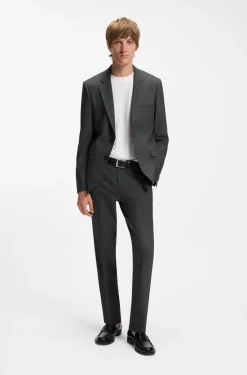 Extra-slim-fit suit in a stretch-wool blend