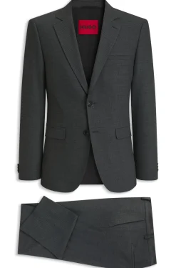 Extra-slim-fit suit in a stretch-wool blend