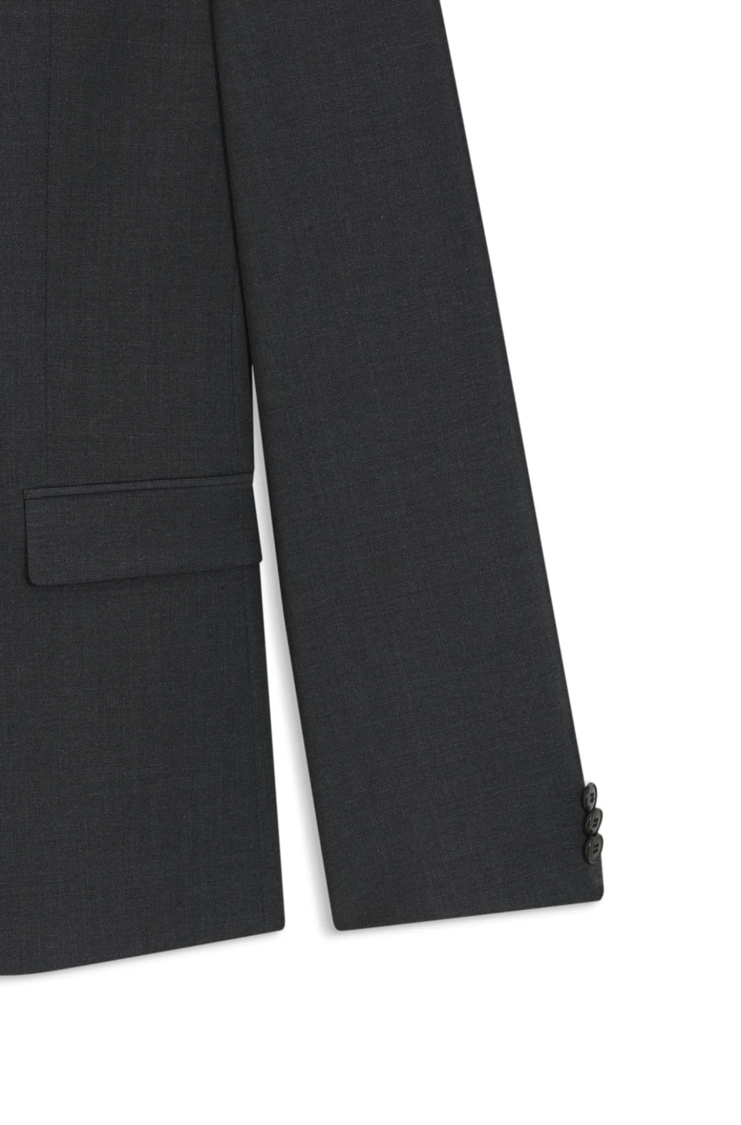 Extra-slim-fit suit in a wool blend