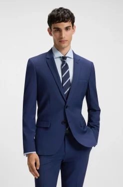 Extra-slim-fit suit in a wool blend