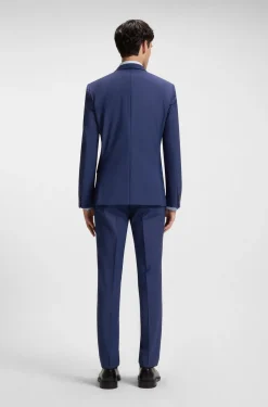 Extra-slim-fit suit in a wool blend