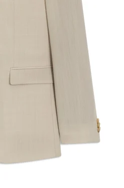 Extra-slim-fit suit in wool-blend poplin