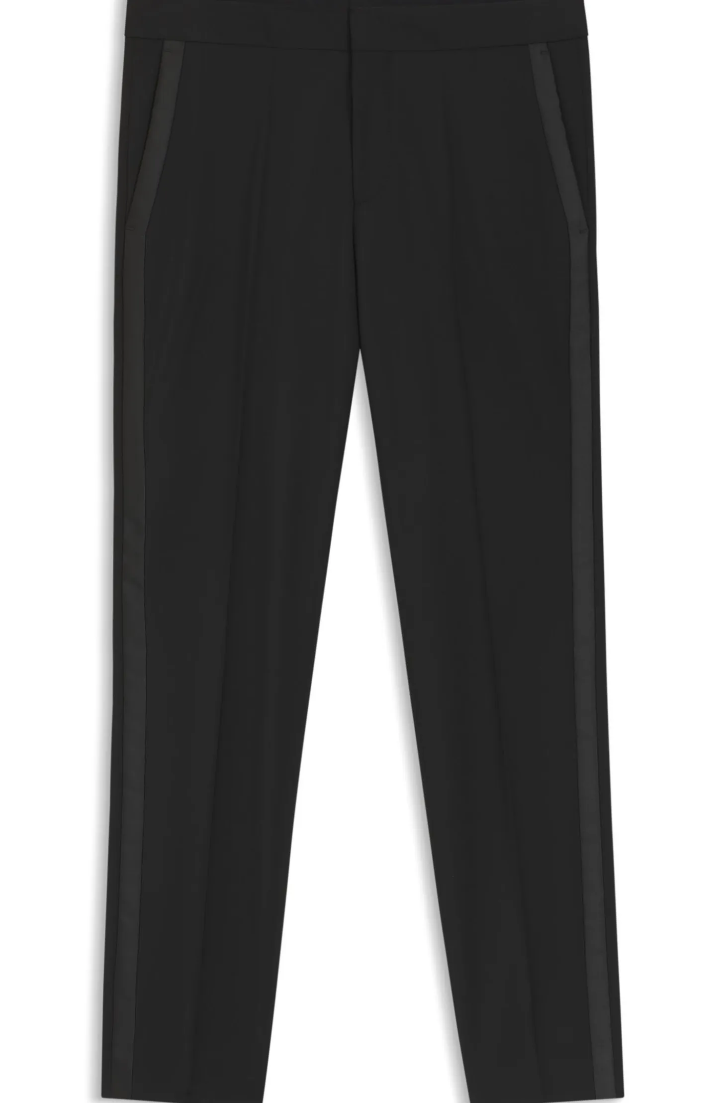 Extra-slim-fit trousers in a stretch-wool blend