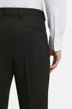 Extra-slim-fit trousers in wool-blend twill