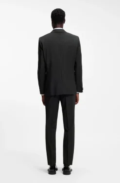Extra-slim-fit tuxedo jacket in a wool blend