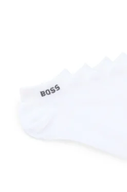 Five-pack of ankle-length socks with logo details