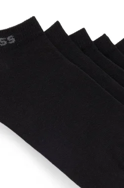Five-pack of ankle-length socks with logo details