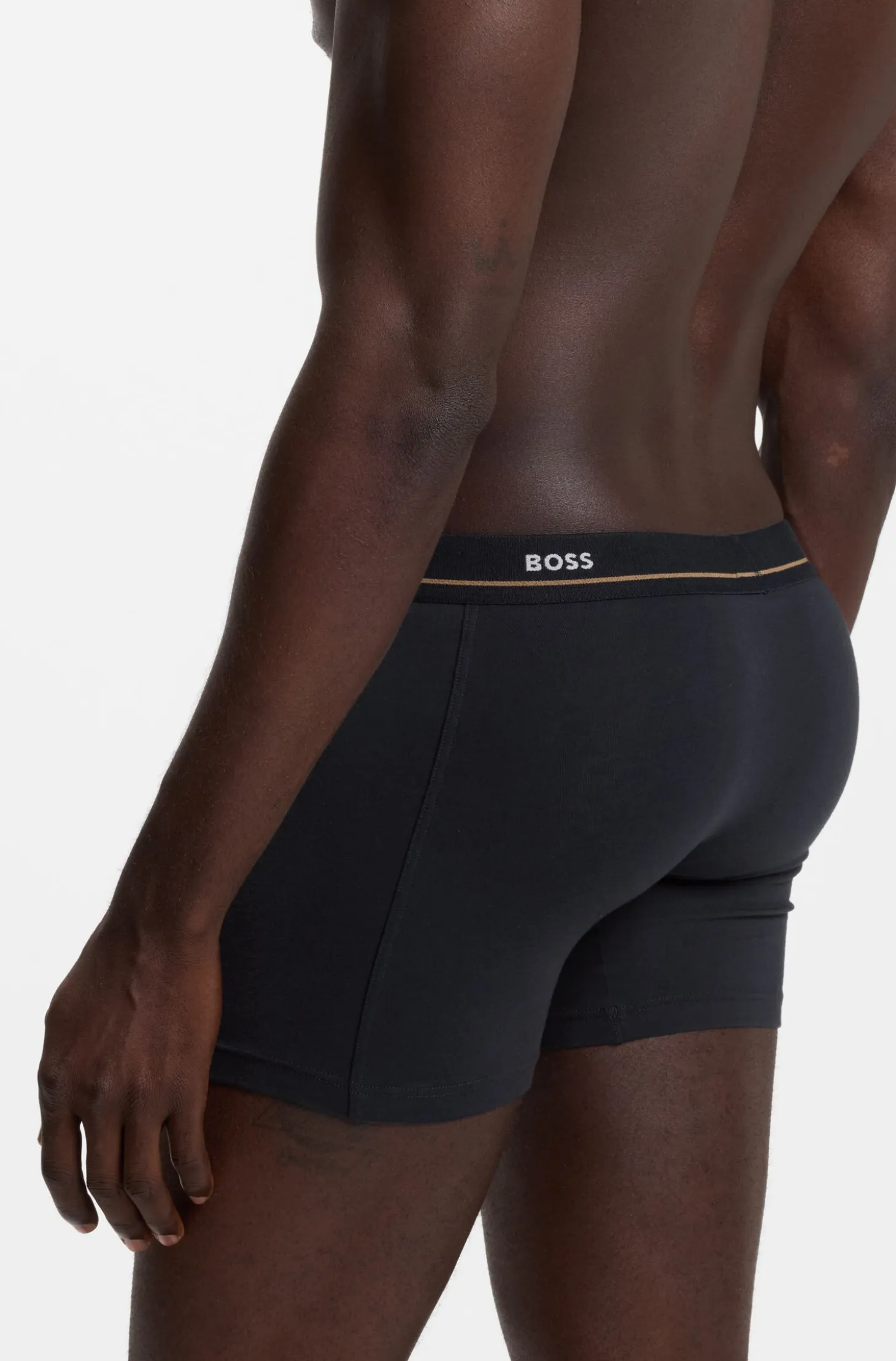 Five-pack of logo-waistband stretch-cotton boxer briefs
