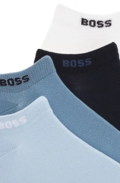 Five-pack of soft combed-cotton ankle socks
