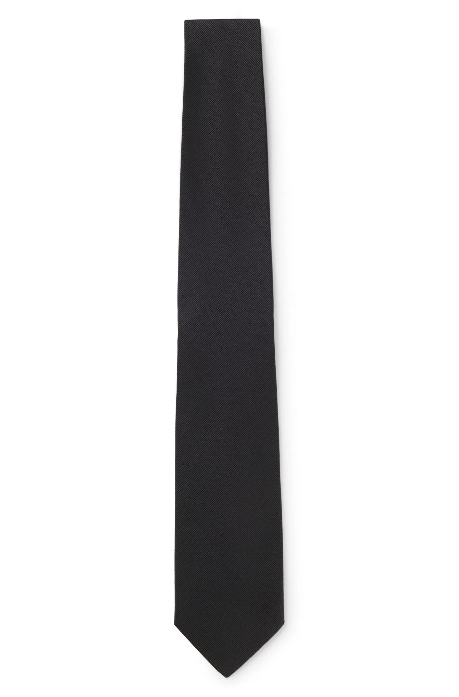 Formal tie in silk jacquard