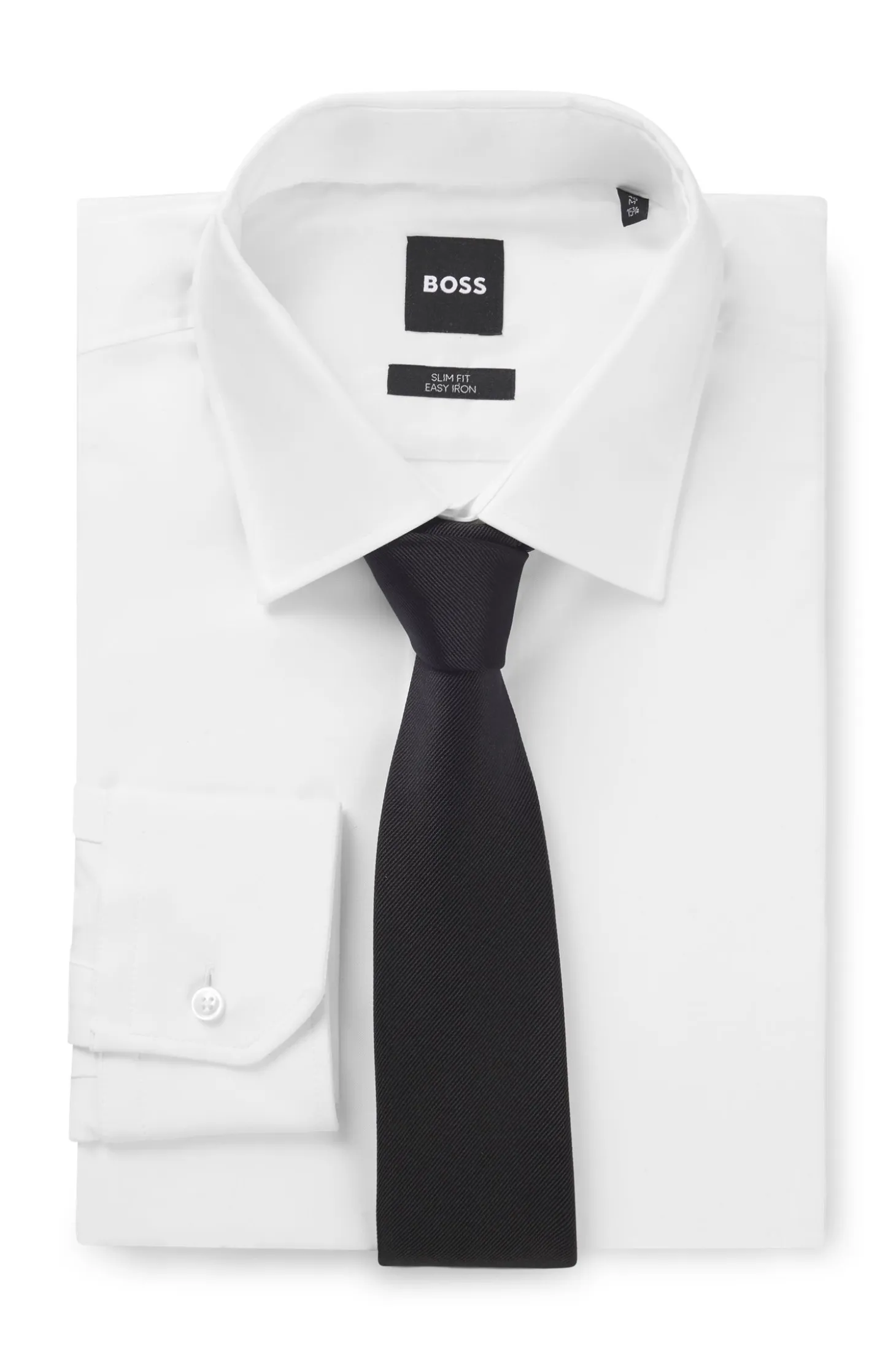 Formal tie in silk jacquard