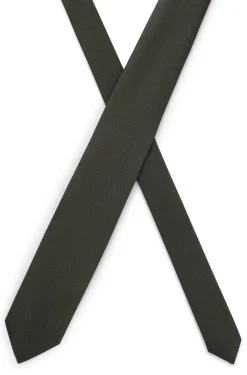 Formal tie with jacquard pattern